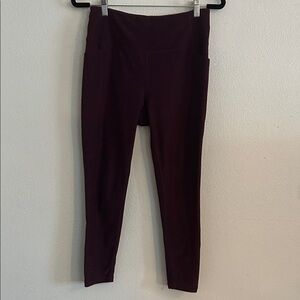 PINK Victoria's Secret Dark Purple Leggings